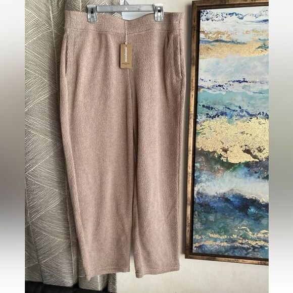 PATAGONIA Pans Womens Size Medium SHEARLING FLEECE CROPPED  Pampas Tan NWT - Picture 2 of 16